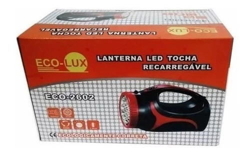 Kit 50un. Lanterna Holofote 19 Leds Bivolt Recarregavel