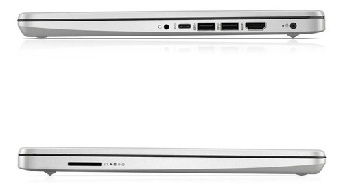 Imagen 2 de 5 de Laptop Hp 14 Core I3 11va 128gb Ssd 4gb Ram Win10 Plata Color Plateado