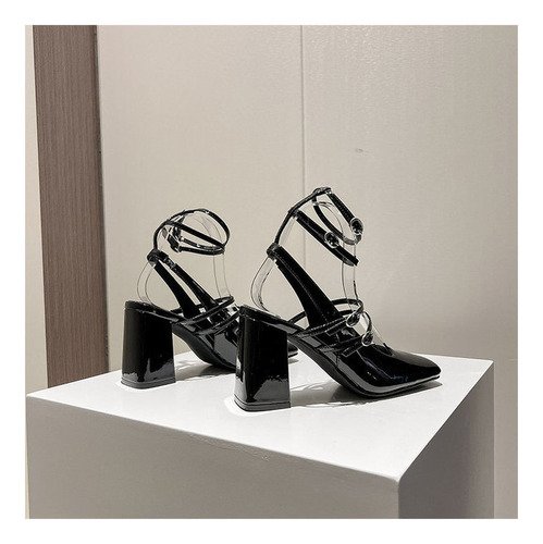 Sandalias Elegantes De Tacón Alto Con Hebilla For Mujer 202