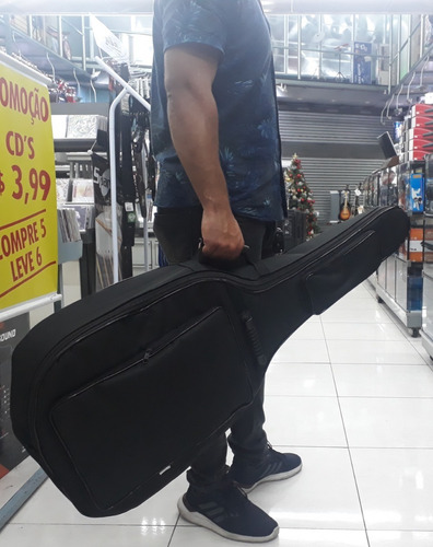 Imagem 7 de 9 de Capa De Violão Clássico Acolchoada Modelo Luxo Case Bag