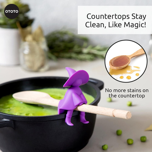 Soporte Para Cuchara Y Espátula De Cocina Resistente Al Calo