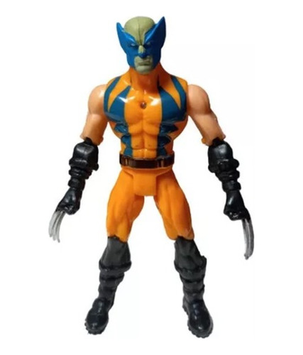 Muñeco Articulado Wolverine Guepardo Super Heroe Blister X1