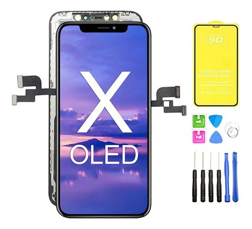 Pantalla Completa Compatible Con iPhone X A1865 A1901 Oled