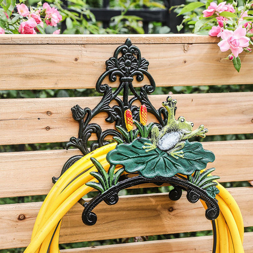 Soporte Para Manguera De Jardín Montado 22,5x16x28,5cm Rana