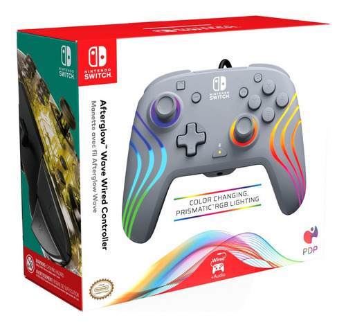 Joystick Nintendo Switch Pdp Afterglow Prismatic Rgb Luces