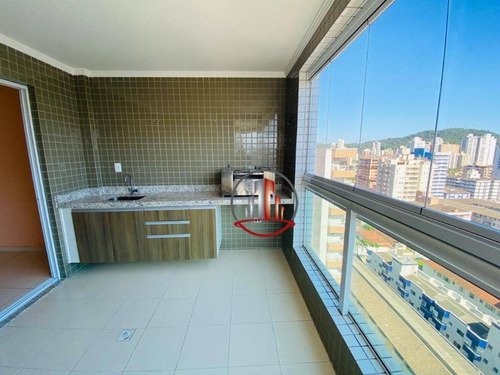 Imagem 7 de 30 de Espetacular Apartamento Com 2 Dormitórios Sendo 1 Suíte À Venda, 76 M² Por R$ 430.000 - Canto Do Forte - Praia Grande/sp - Ap2082
