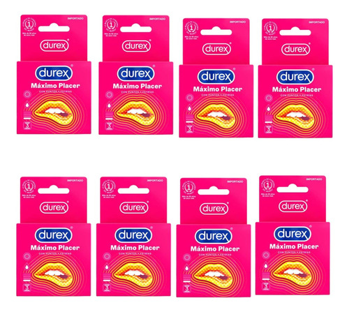 Durex Preservativo Máximo Placer Pack 24 Unidades