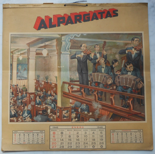 Almanaque Alpargatas 1946 Ilustraciones De Luis J. Medrano