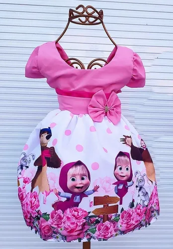 Mercado livre vestido da masha cheap eo urso