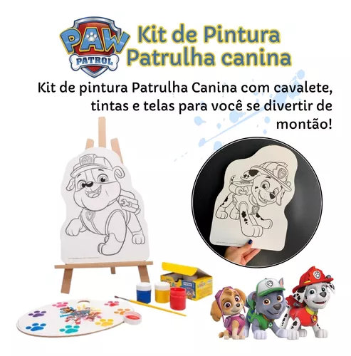 Quadro Patrulha Canina - Pôster e Tela Pintura Desenhos e Personagens