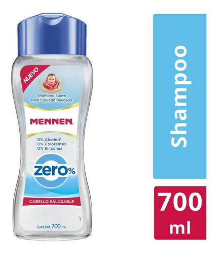 Mennen Zero Shampoo Para Toda La Familia 700ml