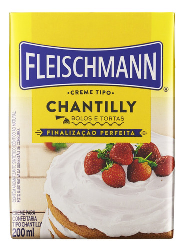 Creme Chantilly Fleischmann Caixa 200ml