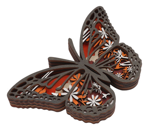 Animal Decorativo Con Forma De Mariposa Hueca En 3d