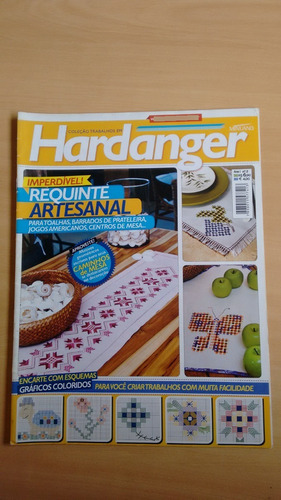 Revista Trabalhos Hardanger 2 Artesanato Bordado Toalha 113i