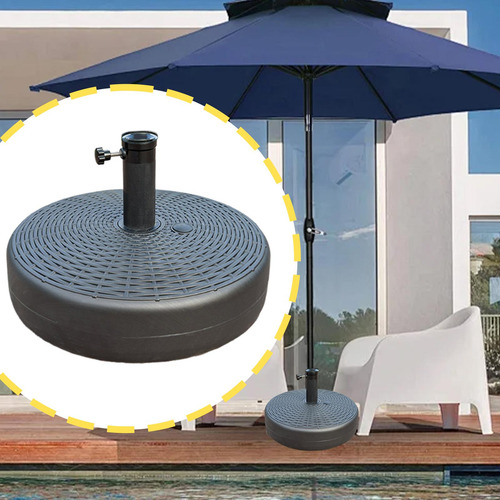 Base De Soporte Compatible Con Paraguas De Patio, Soporte