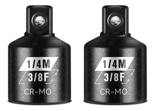 Juego De 2 Adaptadores De Enchufe De Impacto 3/8 A 1/4 , Ac