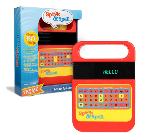 Basic Fun Speak &amp; Spell - Juego Electrónico