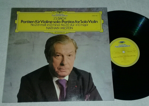 Nathan Milstein - Bach Solo Violín 2 3 Vinilo Alemán Kktus (Usado)