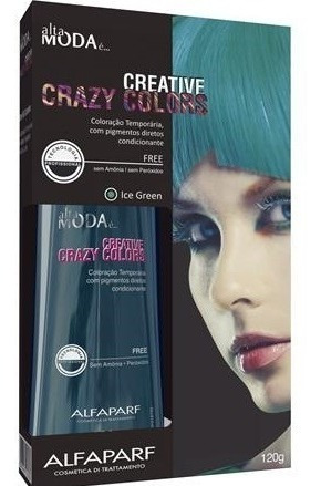 Imagem 4 de 5 de Alfaparf Crazy Colors Tonalizantes Coloridos Cosplay Exotic