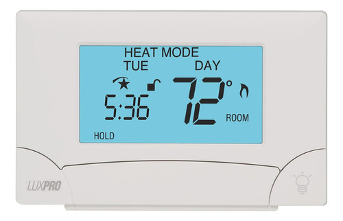 Luxpro Termostato Programable Lujo 7 Dia Pantalla Tactil