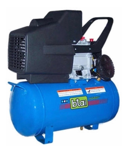 Compresor de aire eléctrico portátil Bta Tools D-CA2-25-6 monofásico 25L 2hp 220V 50Hz azul