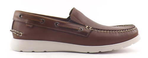 Zapato Nautico Mocasin Ringo Deck 01 Hombre Cuero Cshoes