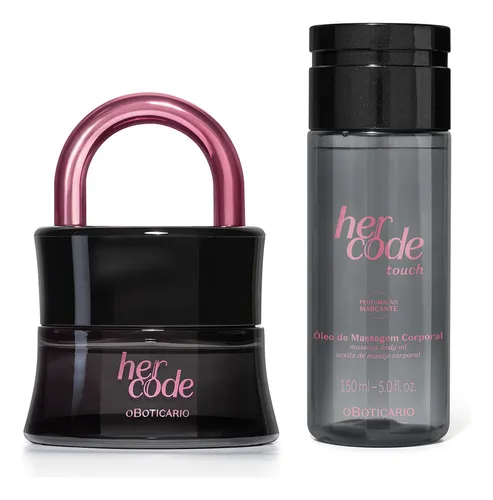 Her Code Touch: Eau De Parfum 50ml + Creme Em Óleo Corporal 200ml
