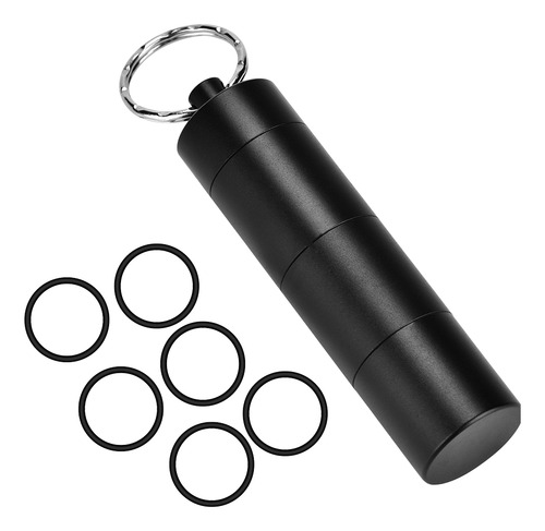 Pastillero Botella De Aleación Aluminio Impermeable Portátil
