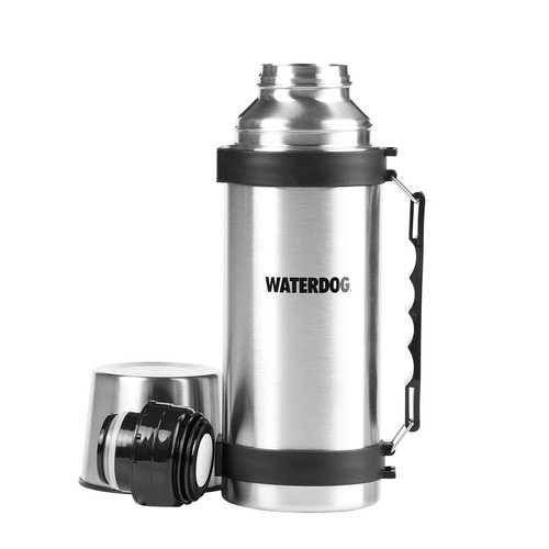 Termo Waterdog De Acero Inoxidable Con Manija 1 Litro