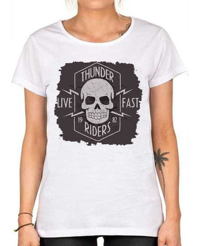 Remera De Mujer Thunder Live Fast Riders 1982
