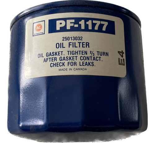 Filtro De Aceite Chevrolet Luv 2.3 Oil Filter