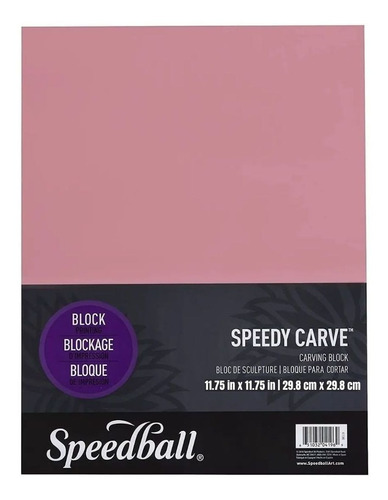 Linoleo Speedball Rosado 29,8x29,8cm