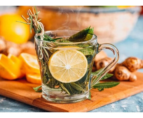 6 Pzs Te De Limón Digestión Sist Respiratorio Sin Cafeína