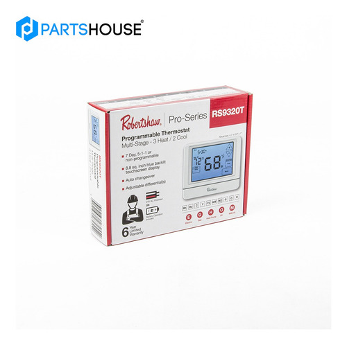 Robertshaw Rs9320t Termostato Programable Pantalla Tactil