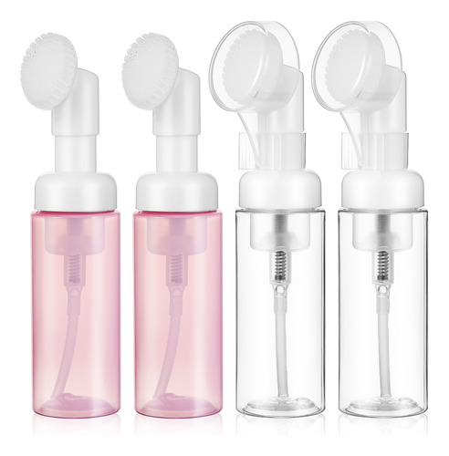 Frasco De Espuma Para Limpeza Facial Mini 4 Unidades