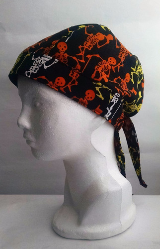 Gorros Quirúrgicos De Algodón Estampado Para Día De Muertos