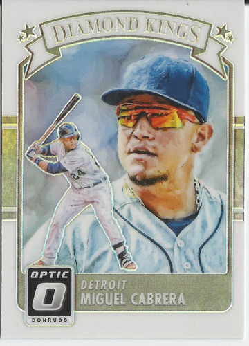 2016 Donruss Optic Diamond Kings Holo Miguel Cabrera Tigers