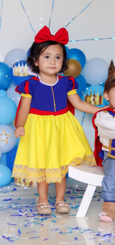 Vestido Blancanieves Bebe Niña