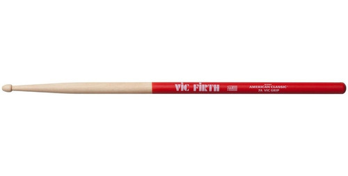 Baquetas Palillos Vic Firth 7a Punta De Madera Con Grip