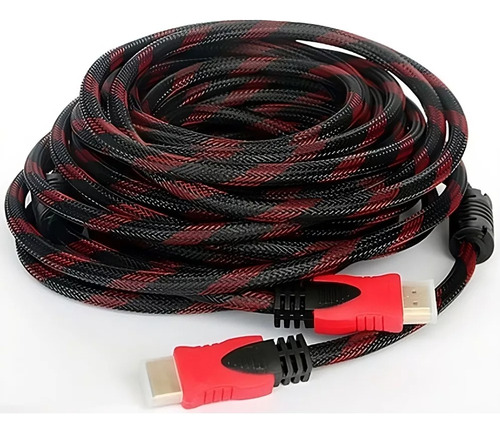 Cable Hdmi 1,5 Mts 1080p Mallado V1.4 Filtros Puntas Doradas