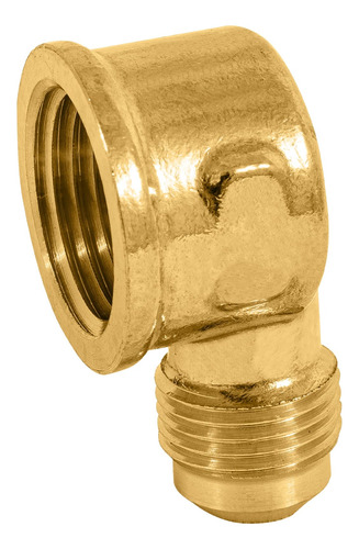 Codo Estufa 90º 3/8' X 1/2' Para Gas Foset 47404 | CLG-522