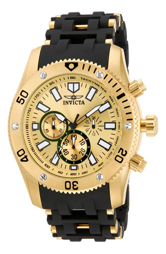 Reloj Para Hombre Invicta Sea Spider 14813 Oro Negro