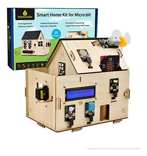Microbit Smart Home Starter Kit Con Micro:bit V2, Bloques Ma
