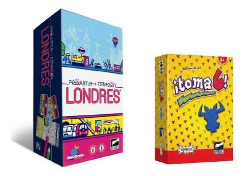 Combo Juego De Cartas Proxima Estacion Londres + Toma 6