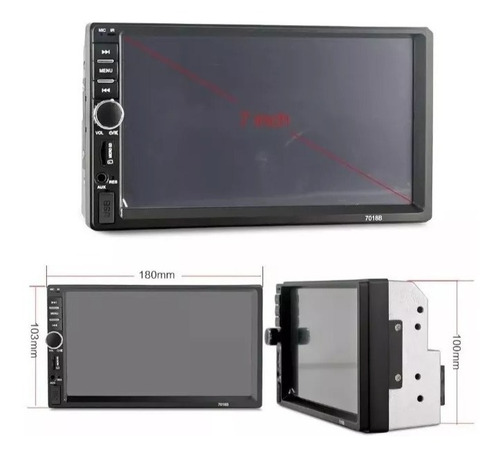 Central Multimidia 2 Din Ford Focus 2009 2010 2011 2012 2013