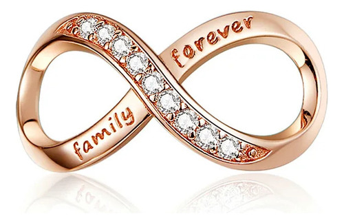 Charm Infinito Rose Familia Por Siempre Plata London Jewelry