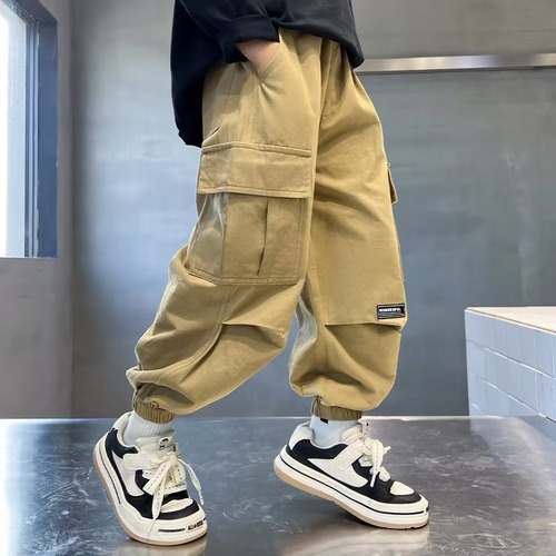 Pantalones De Trabajo Informales Para Niños, Estilo Primaver