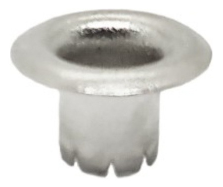 Ojetillos Metalicos Niquel 4mm. 100 Unidades Sin Golilla