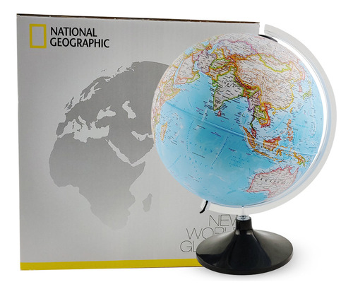 Globo Terrestre 30cm National Geographic Decorativo C/ Led