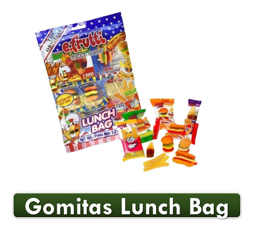 Gomitas Comidas Rapidas Lunch Bag E.frutti